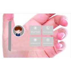 TRANSPARENT BUSINESS CARDS