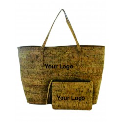 Cork wood bag