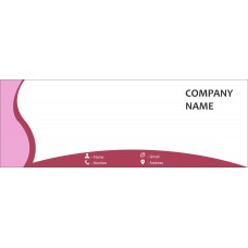 Pink Abstract Envelope Design