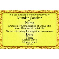 Mundan Invitations 2
